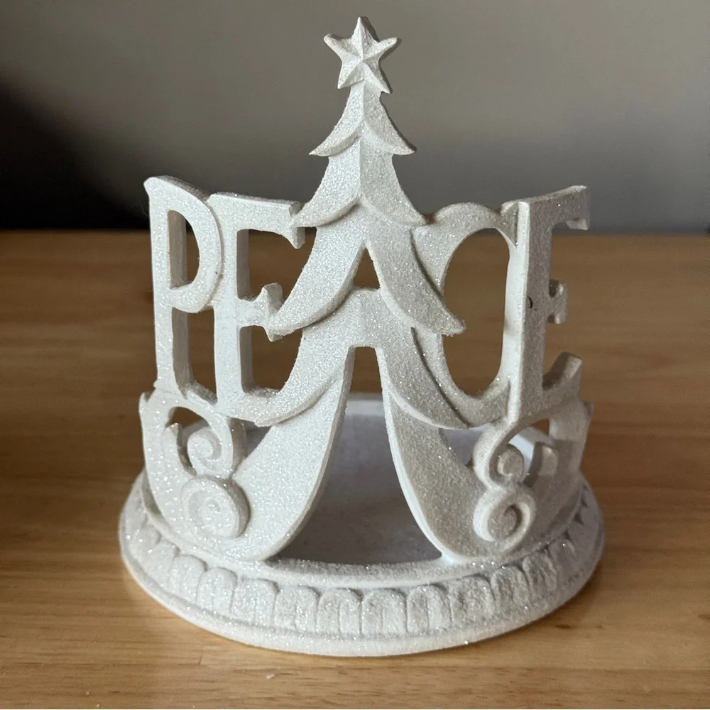 Scentsy Peace Candle Holders Warmer Wrap Christmas